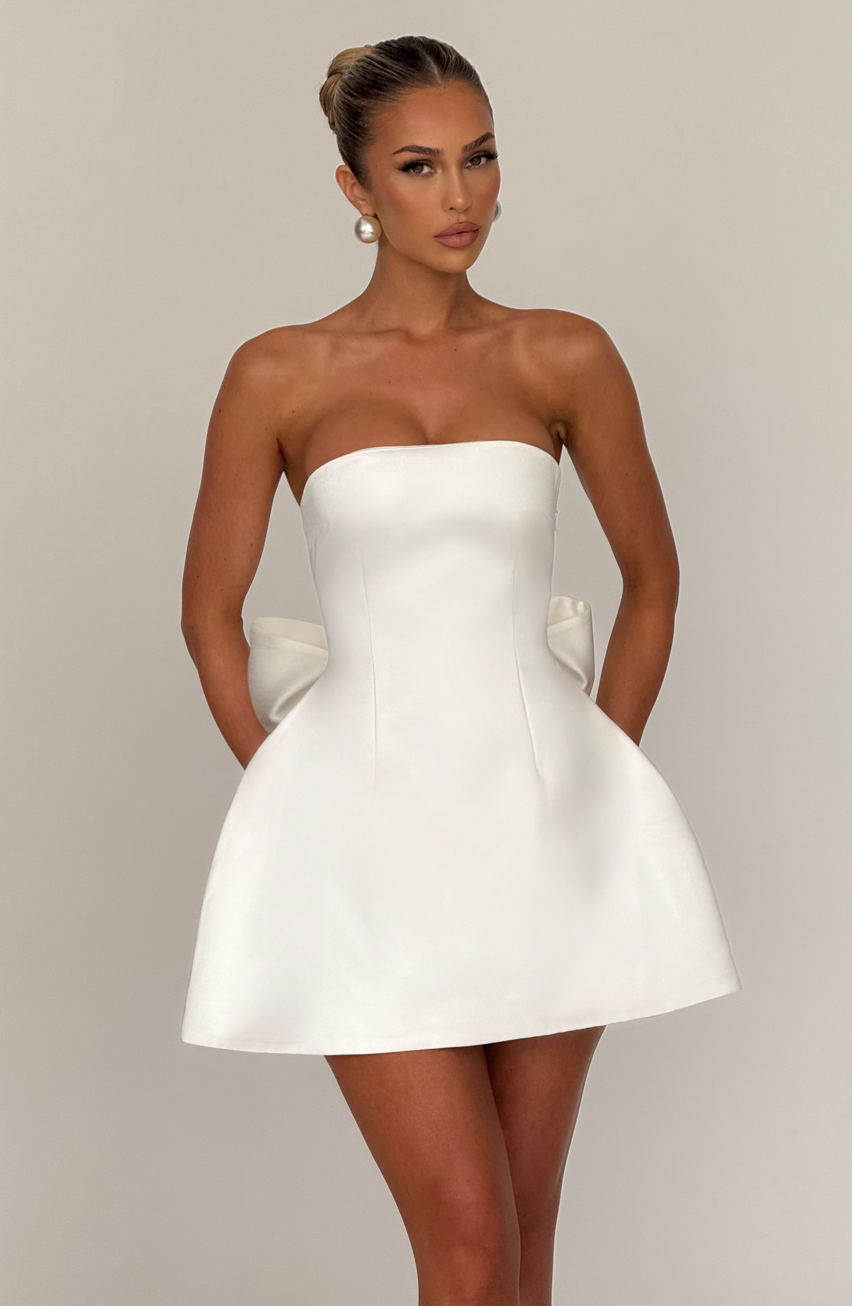 Abbey Mini Dress - Avorio