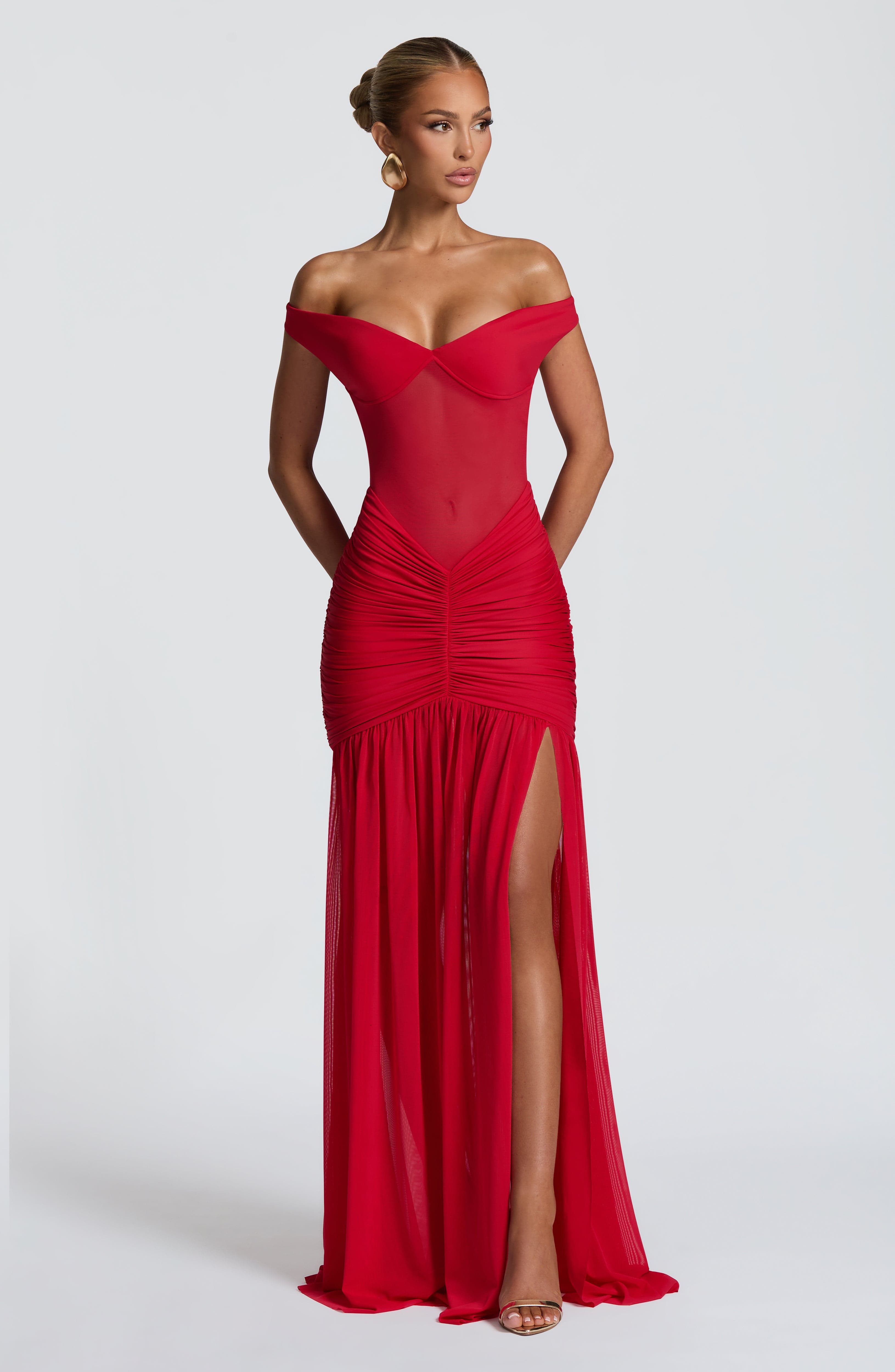 Abito Maxi Alaia - Rosso