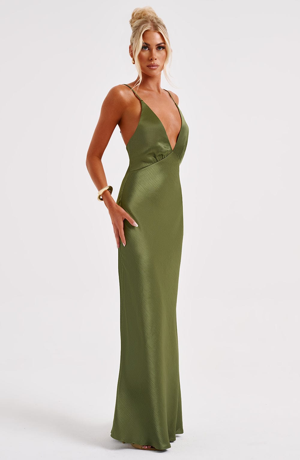 Abito Maxi Anja - Khaki
