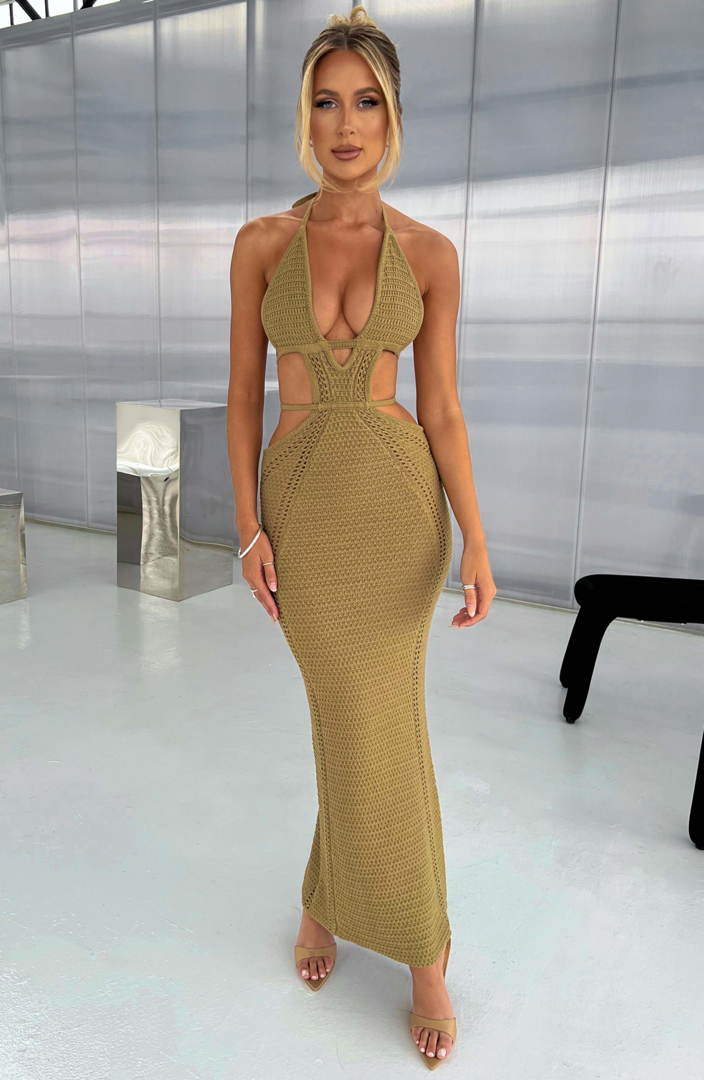 Abito Maxi Arabella - Khaki