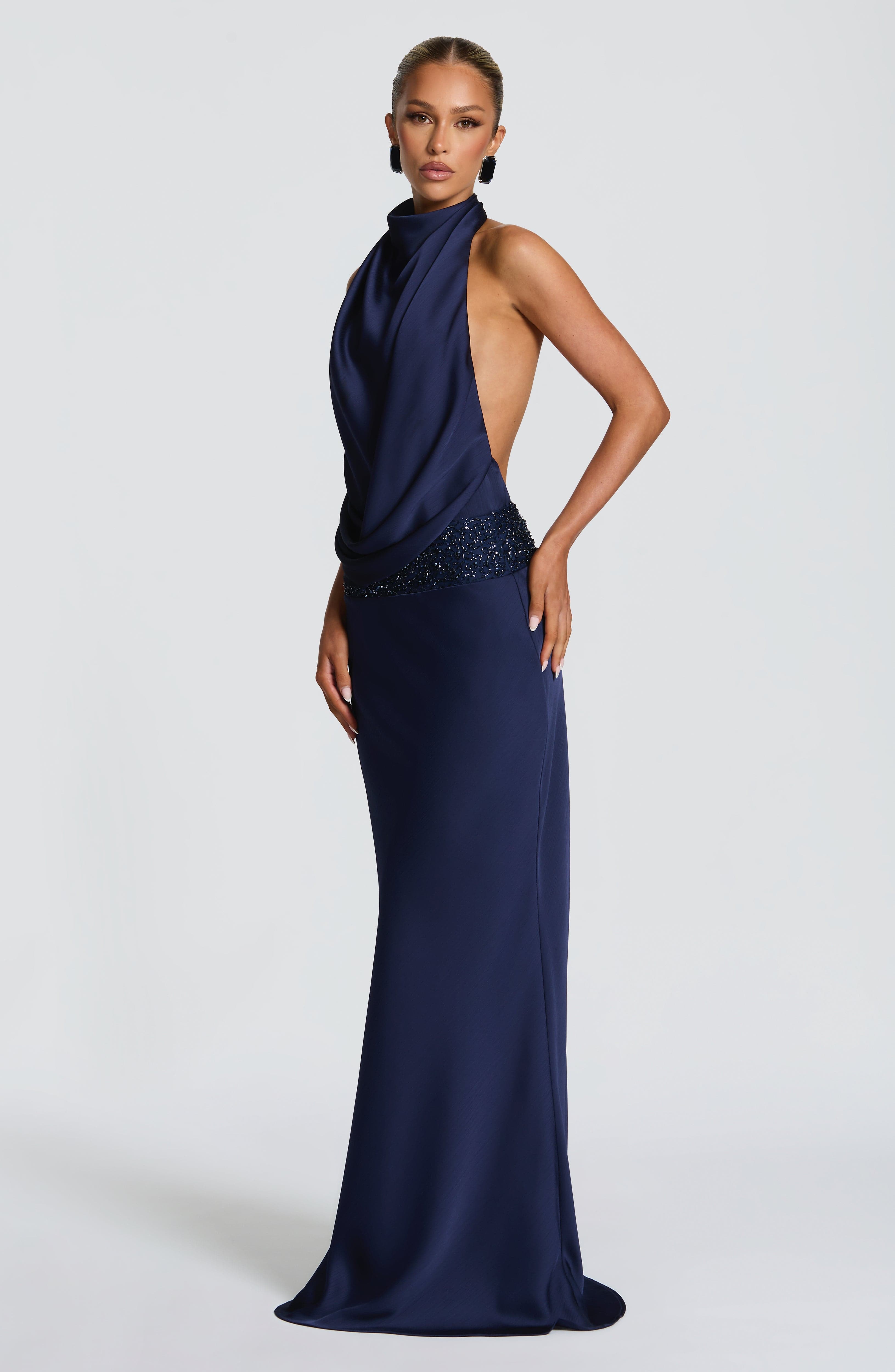 Abito Maxi Armelle - Blu Navy