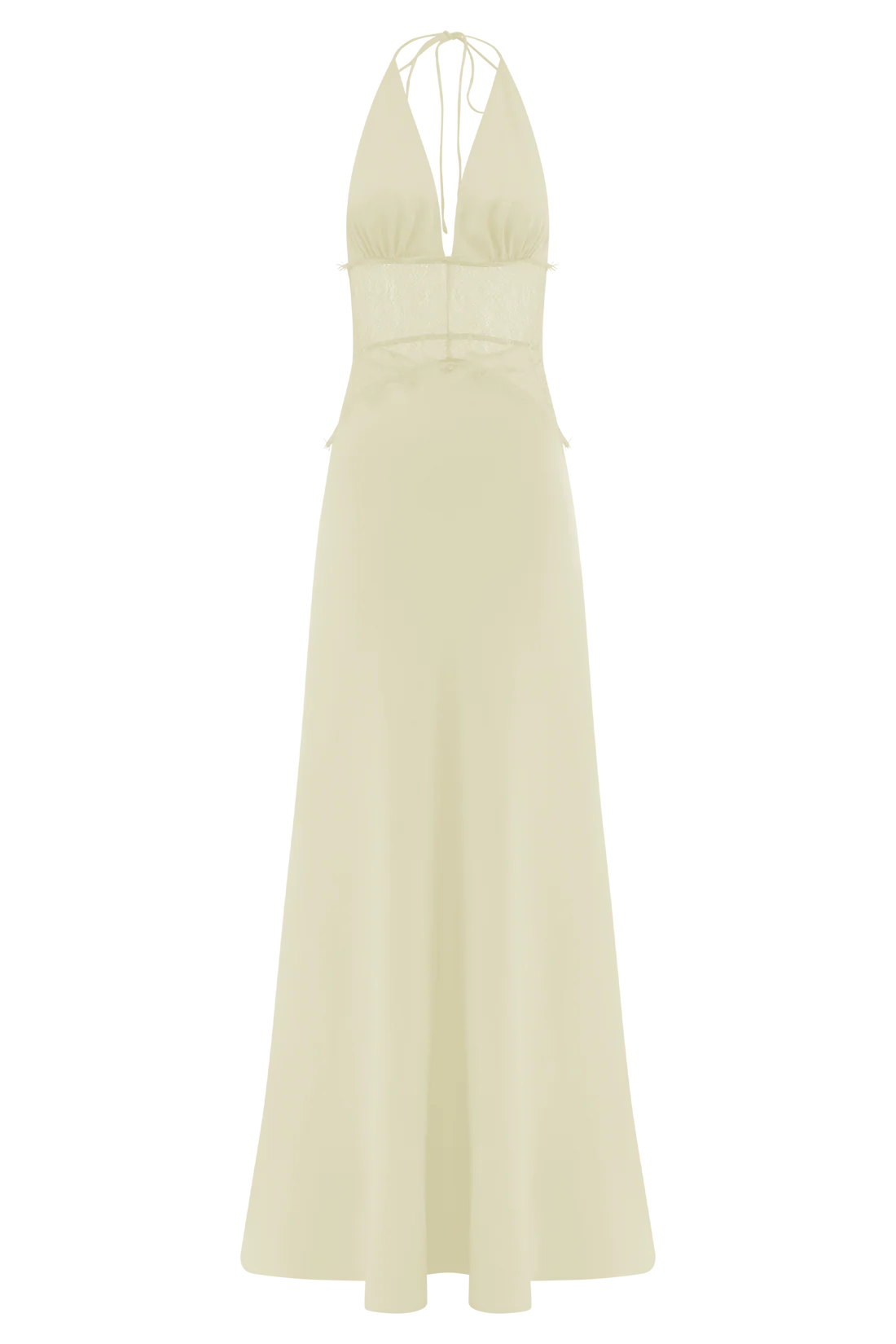 Abito Maxi Dinah Rosalie – Pizzo & Raso Nero