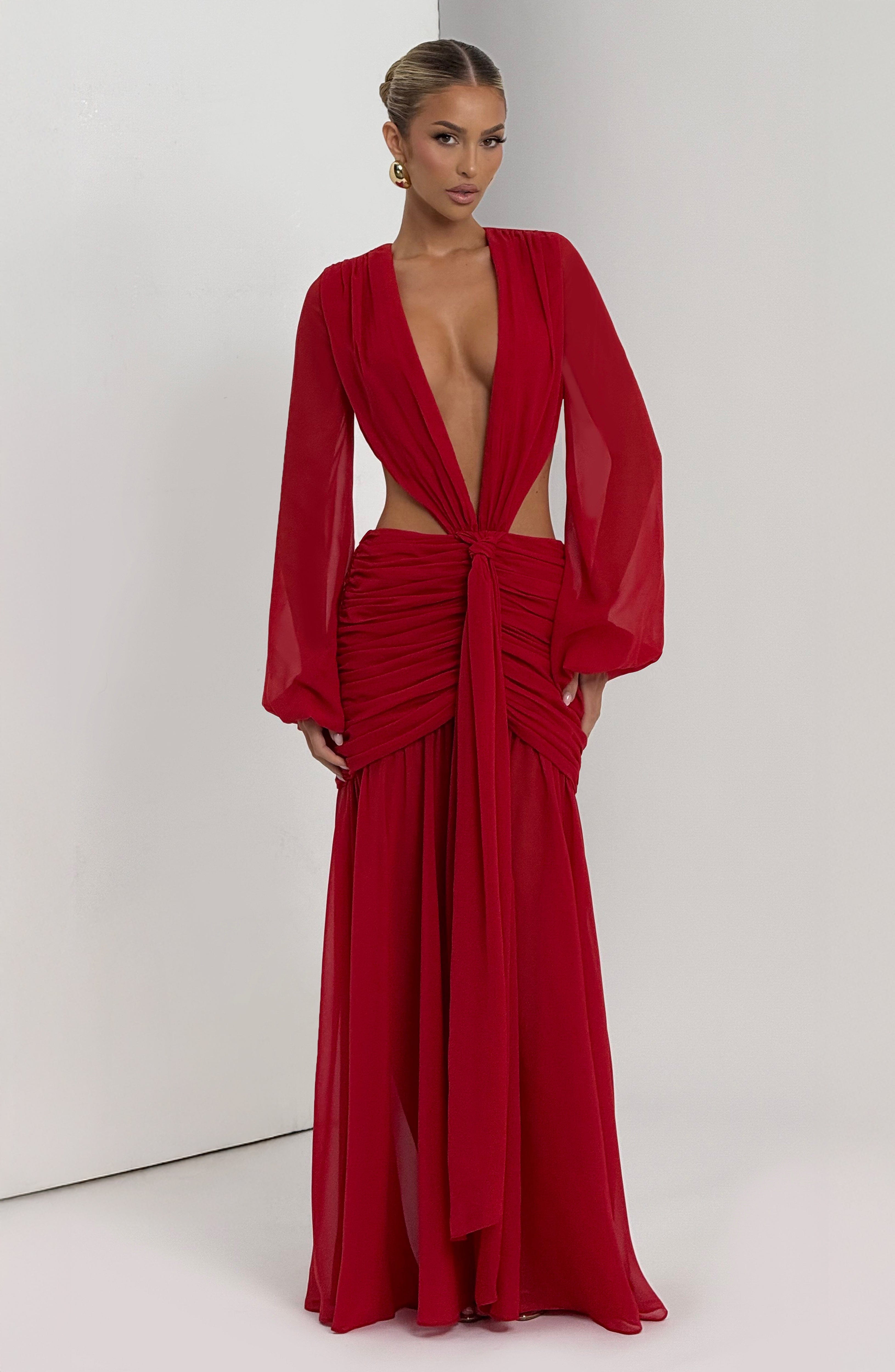 Abito Maxi Andrina - Rosso