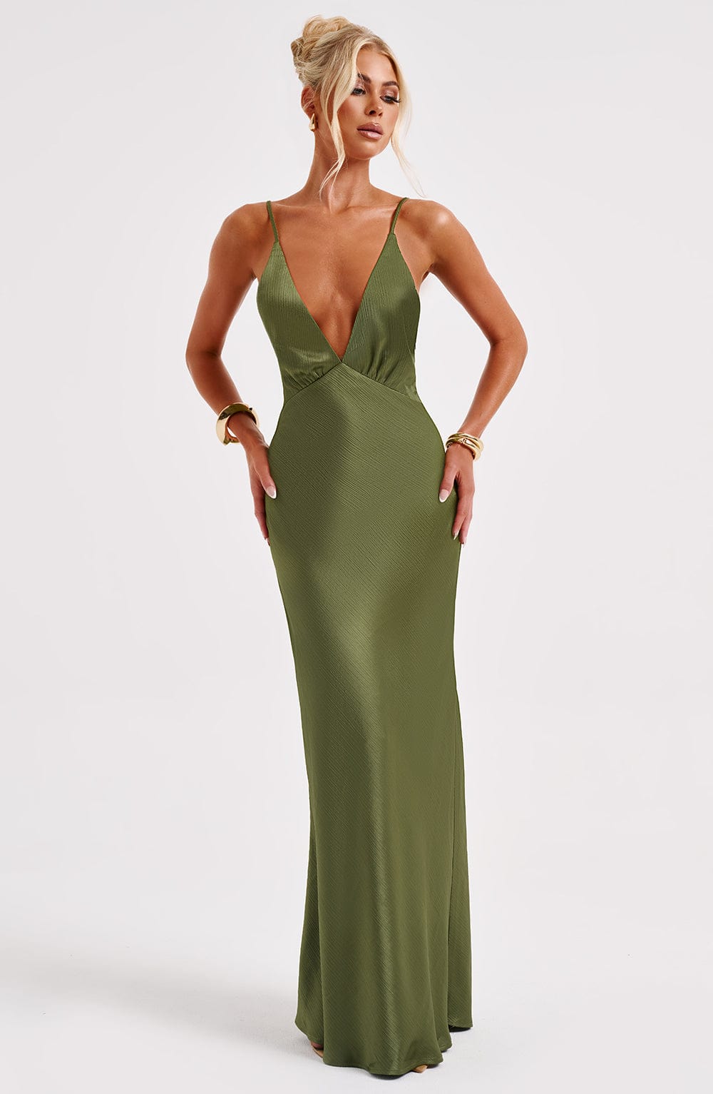 Abito Maxi Anja - Khaki