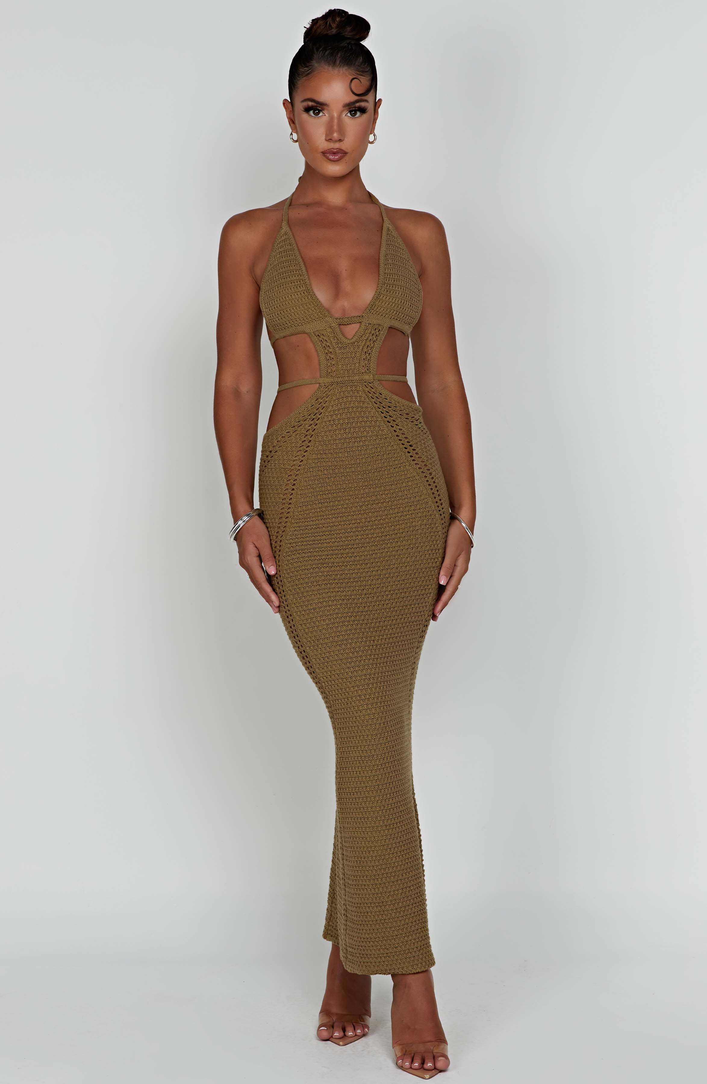 Abito Maxi Arabella - Khaki